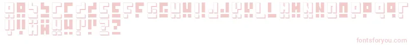 Шрифт OhJayDker – розовые шрифты на белом фоне