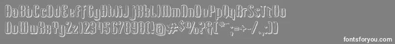Kerata Font – White Fonts on Gray Background
