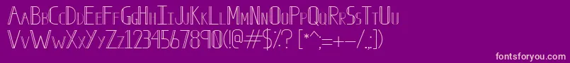 LeonsFontSickCity Font – Pink Fonts on Purple Background