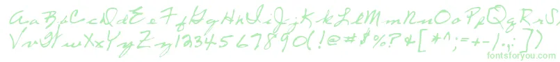 LeftyRegular Font – Green Fonts