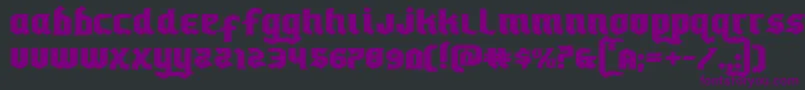 Empirecrownexpand Font – Purple Fonts on Black Background