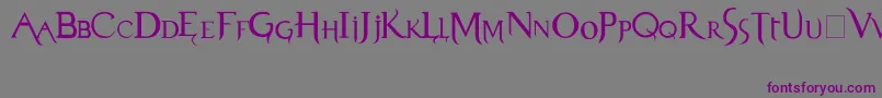 Evanescence Font – Purple Fonts on Gray Background