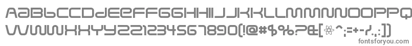 KbZero Font – Gray Fonts on White Background