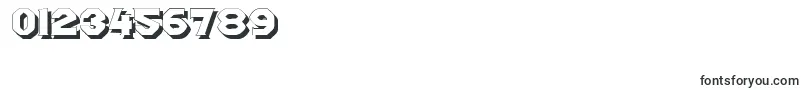 Midrobaschatten Font – Fonts for Numbers and Digits