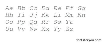 NimbusmonoOblique Font
