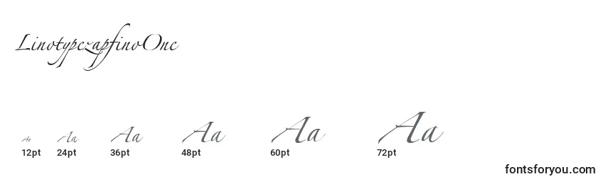 LinotypezapfinoOne Font Sizes