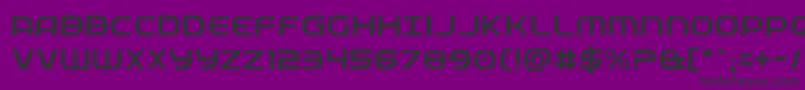 Fedservicelight Font – Black Fonts on Purple Background