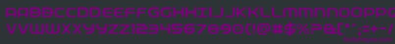 Fedservicelight Font – Purple Fonts on Black Background