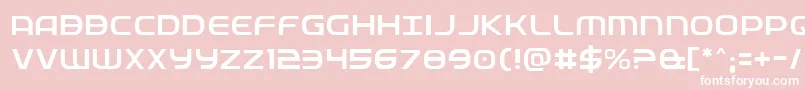 Fedservicelight Font – White Fonts on Pink Background