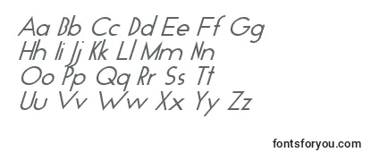 GeoItalic Font