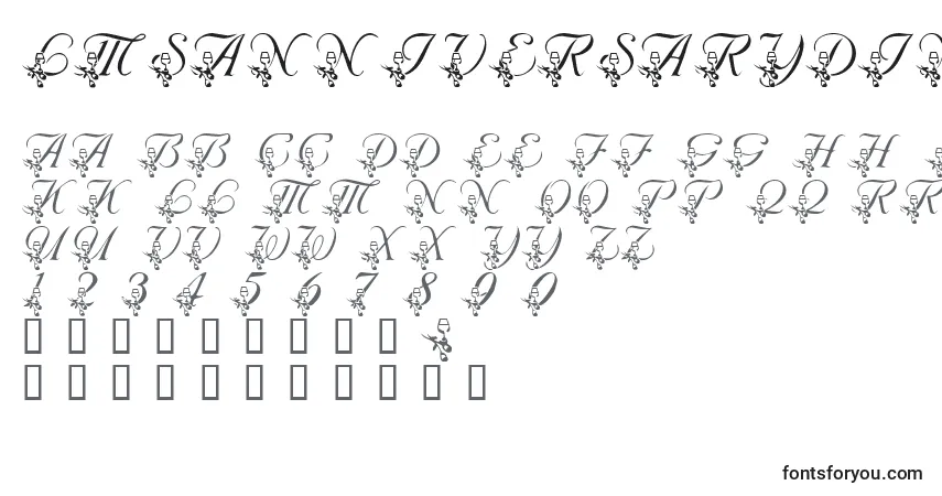 characters of lmsanniversarydinner font, letter of lmsanniversarydinner font, alphabet of  lmsanniversarydinner font