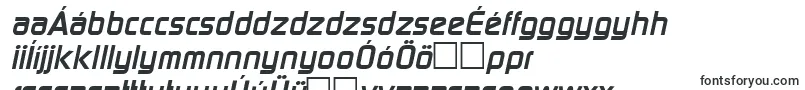 ModaerneBoldItalic-Schriftart – ungarische Schriften