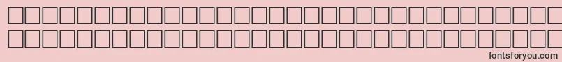 WeightRegular Font – Black Fonts on Pink Background