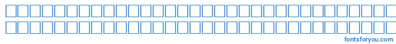 フォントWeightRegular – 白い背景に青い文字