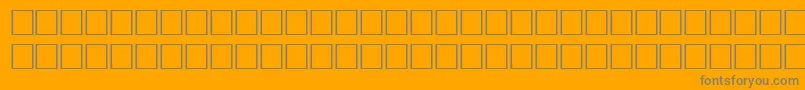 WeightRegular Font – Gray Fonts on Orange Background