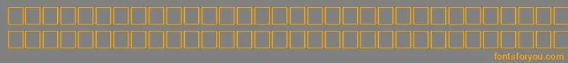WeightRegular Font – Orange Fonts on Gray Background