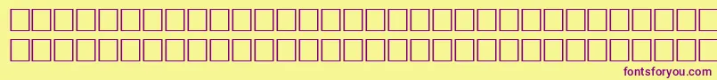 Шрифт WeightRegular – фиолетовые шрифты на жёлтом фоне