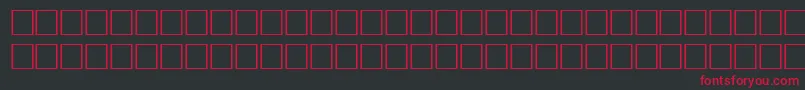 WeightRegular-fontti – punaiset fontit mustalla taustalla