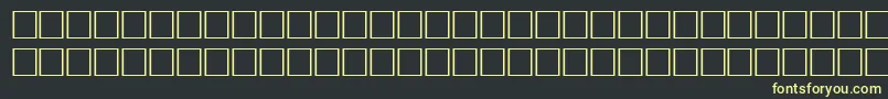 Шрифт WeightRegular – жёлтые шрифты на чёрном фоне