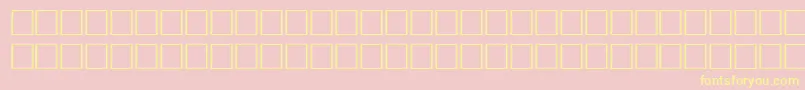 WeightRegular Font – Yellow Fonts on Pink Background