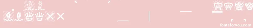 Leipfont Font – White Fonts on Pink Background