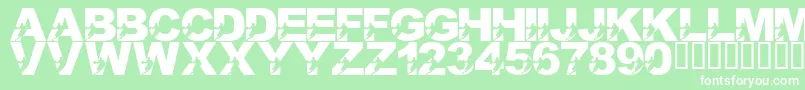 LmsILoveThisGame Font – White Fonts on Green Background