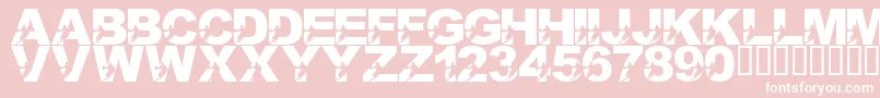 LmsILoveThisGame Font – White Fonts on Pink Background