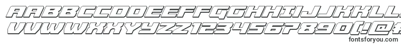 Шрифт Cruiserfortress3Dital – 3D шрифты