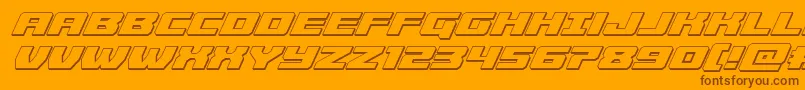 En savoir plus sur la police Cruiserfortress3Dital Police Cruiserfortress3Dital – polices brunes sur fond orange