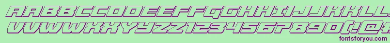 En savoir plus sur la police Cruiserfortress3Dital Police Cruiserfortress3Dital – polices violettes sur fond vert