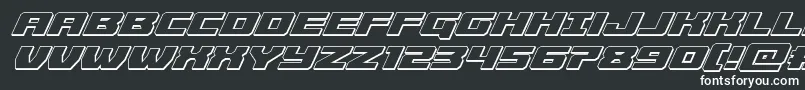 En savoir plus sur la police Cruiserfortress3Dital Police Cruiserfortress3Dital – polices blanches sur fond noir
