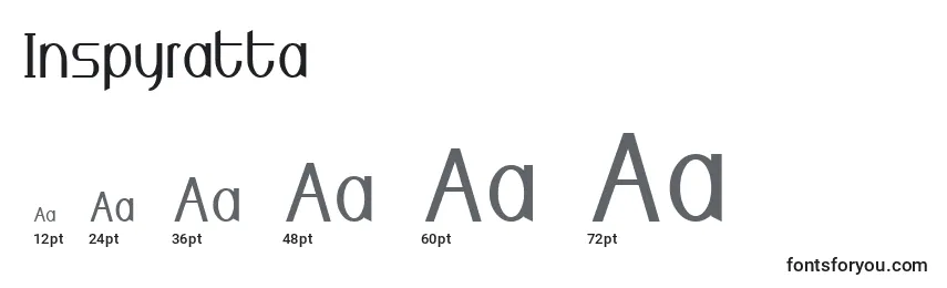 Inspyratta Font Sizes