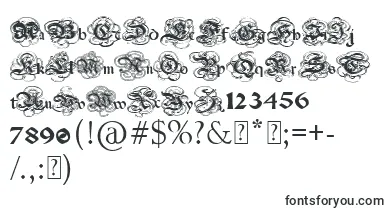 PaulsGothicCurls font – antique Fonts