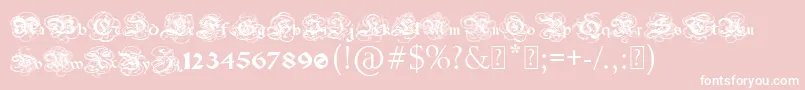 More about PaulsGothicCurls Font PaulsGothicCurls Font – White Fonts on Pink Background