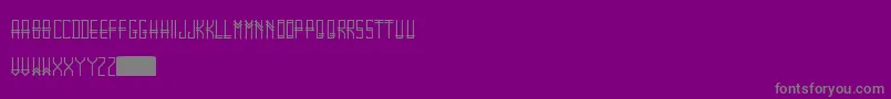 Gramtica Font – Gray Fonts on Purple Background