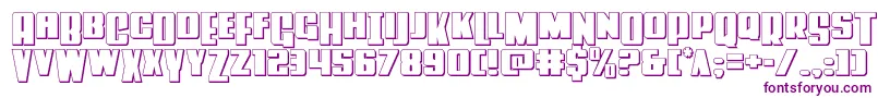 Powerlord3D Font – Purple Fonts