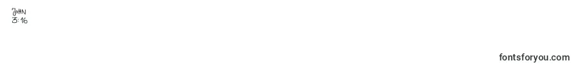 Czcionka LittleBigMan – czcionki cyfry 9