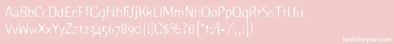 fuente PinkLetPlain.1.0 – Fuentes Blancas Sobre Fondo Rosa