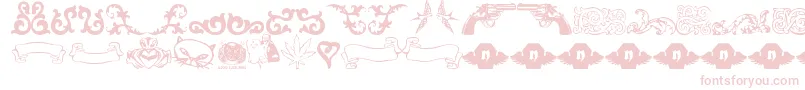 Czcionka Ltsweetnothings – różowe czcionki