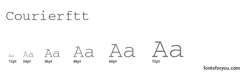 Courierftt Font Sizes