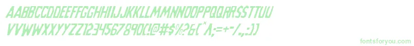 Grimghostlightital-Schriftart – Grüne Schriften