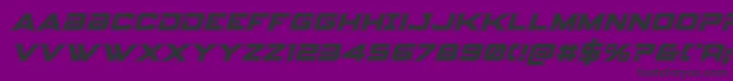 Spyagencyv3acadital Font – Black Fonts on Purple Background