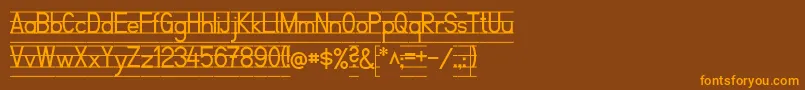 More about SchulfibelNordLinie2 Font SchulfibelNordLinie2 Font – Orange Fonts on Brown Background