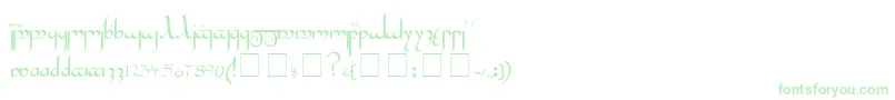 TengwarGandalfMedium Font – Green Fonts