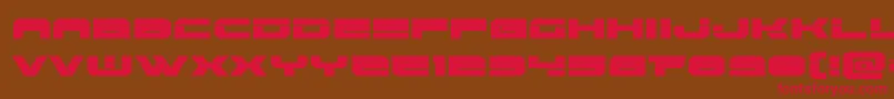 Eridanuslaser Font – Red Fonts on Brown Background