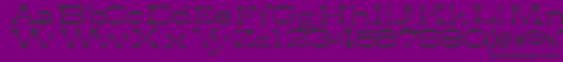 Tobiasssk-fontti – mustat fontit violetilla taustalla