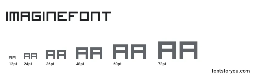 Размеры шрифта ImagineFont (48568)