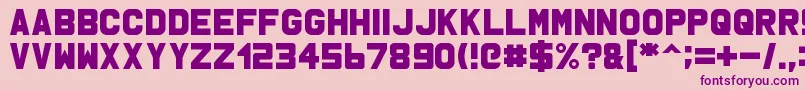 Msu1 Font – Purple Fonts on Pink Background