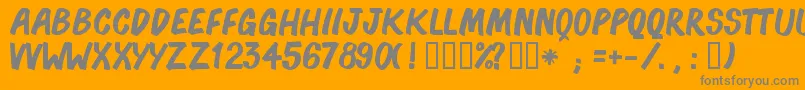 En savoir plus sur la police BonocСѓ Police BonocСѓ – polices grises sur fond orange