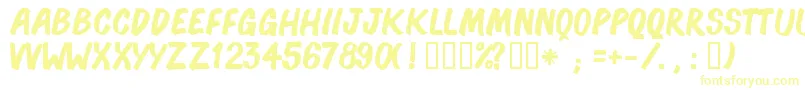 BonocСѓ Font – Yellow Fonts